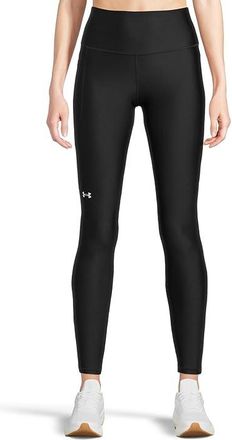 Under Armour HeatGear Armour High-Waisted Pocketed Leggings Womens Casual Pants Black/White : LG (US 12-14) R, Polyester/Elastane