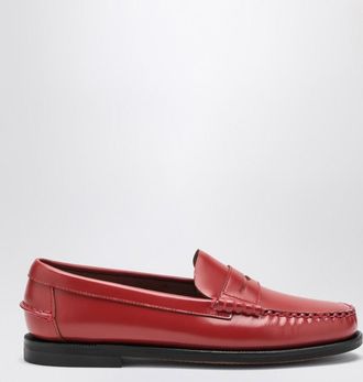 Sebago Classic Dan loafer red