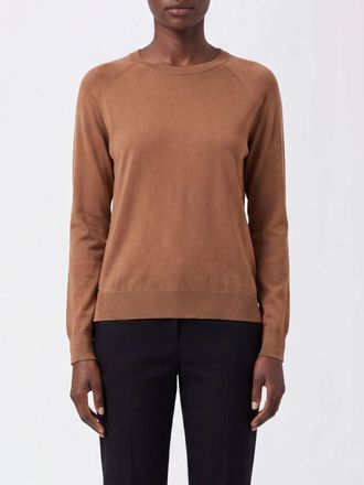 Herno Maglia girocollo in lyocell a maniche lunghe con bottoni decorativi