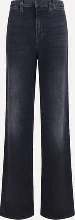 Gucci Jeans in cotone stretch con nastro Web Woman 28
