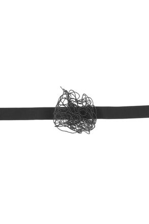 Brunello Cucinelli Black Silk Wrap Bracelet