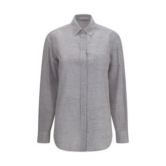 The Row Multicolor Cotton Pattern Womens Shirt