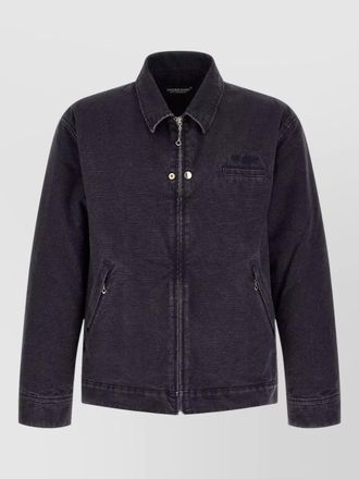 Undercover cotton printed single breasted coat