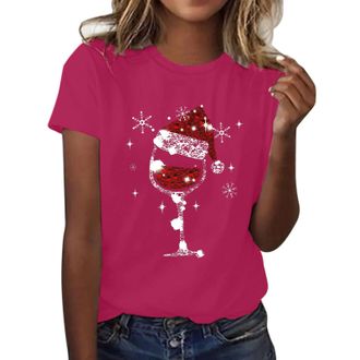 Generic Womens T Shirts Summer Oversized Graphic T Shirt Ladies Short Sleeve Crew Neck Tops Women Personalised Baggy Funny Tunic Blouses Plus Size Tops Gym Ru