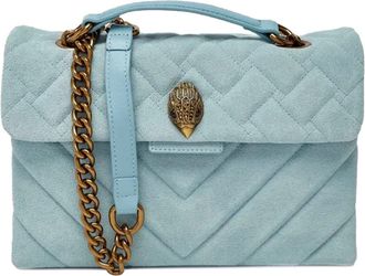 Kurt Geiger Kensington Bag - Dames - Schoudertassen - Blauw - ONE Size - Leer - Tassen