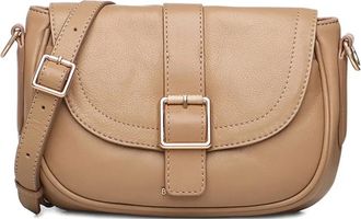 Francesco Biasia buckle-detail shoulder bag - Beige