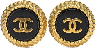 Chanel gold Clip Earrings (Pre-Owned)