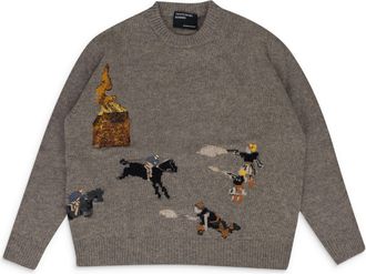Enfants Riches Deprimes Enfants Riches Deprimes Grey Come Live With Me Sweater