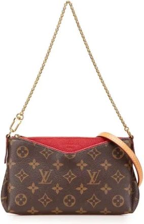 Louis Vuitton Pre-owned Shoulder Bags, female, Brown, Size: ONE SIZE Pre-owned Canvas louis-vuitton-bags