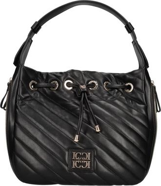La Carrie Stitch & Spoon Tas - Dames - Schoudertassen - Zwart - ONE Size - Leer - Tassen