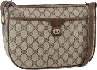 Gucci Pre-owned Cross Body Bags, female, Beige, Size: ONE SIZE Pre-owned Cross Body Bag