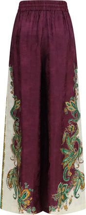 Alemais Womens Ruthie Pants Viscose; Silk Trousers
