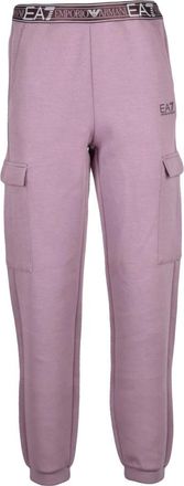 Emporio Armani Emporio Armani Ea7, Broeken, Dames, Roze, S, Katoen, Tuta Pantalone