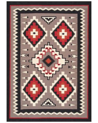 Pasargad Home Traditional Tuscany Geometric Wool Area Rug