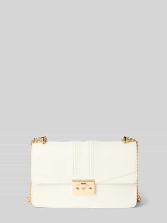 Seidenfelt Manufaktur Crossbody-Bag in Leder-Optik Modell Roros East-West in Offwhite, Gr&ouml;&szlig;e 1