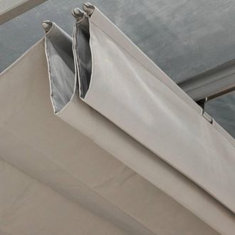 Hesperide Hesperide - Cubierta De P&eacute;rgola De Pizarra Belice 2,95x2,92m Para P&eacute;rgola Belice 6x3,5m - Hesp&eacute;ride