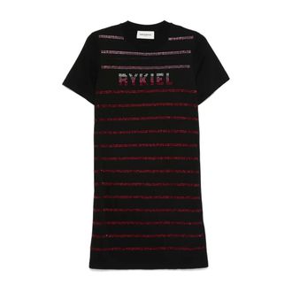 Sonia Rykiel Abito con decorazioni in cristallo - - Dresses - Donna - Nero - S
