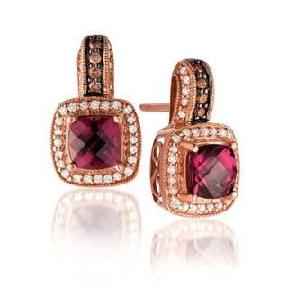 Le Vian Ladies Semi Precious Fashion Earrings in 14k Strawberry Gold