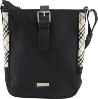 Burberry Pre-owned Shoulder Bag - Heren - Vintage Schoudertas - Zwart - ONE Size - Nylon - Vintage