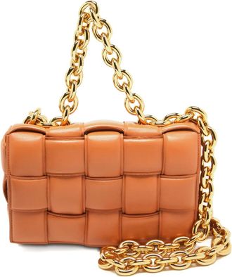 Bottega Veneta Borsa a spalla Cassete con design Intrecciato 2024 - Marrone