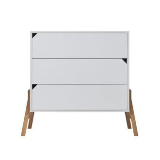 OEM Commode 3 Tiroirs Bellamy Lotta Blanc