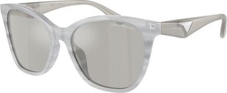 Emporio Armani EA4222U 611487 Womens Sunglasses Grey Size 56