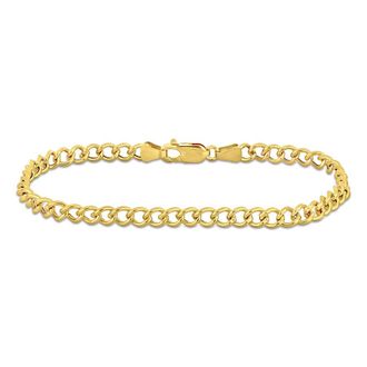 Amour 4.1mm Curb Chain Bracelet In 14K Yellow Gold, 7.5 In