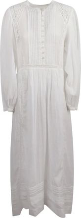 Isabel Marant Abito con inserti in pizzo - Bianco