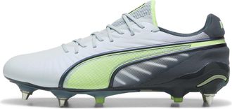 Puma Mens KING ULTIMATE MxSG Football Boots - Blue Leather - Size UK 7