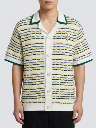 Casablanca Camicia Casablanca in cotone crochet