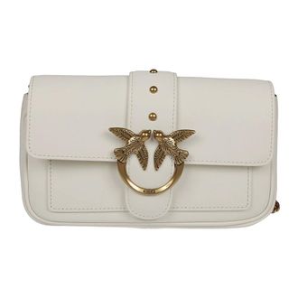Pinko Pinko, Tassen, Dames, Wit, ONE Size, Love One Pocket Simply Bag