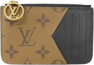 Louis Vuitton Marron Coated Canvas Coin Purse/Coin Case (Pre-Owned)