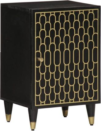 vidaXL Mueble de baño madera maciza de mango 38x33x58 cm Vidaxl