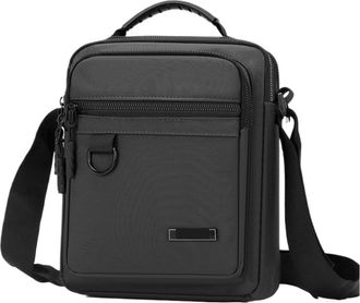 Generic Compatible For Men Casual Small Zipper Crossbody Pouch Simple Mini Phone Bag Shoulder(White)