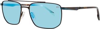 Quiksilver Mens Red Rectangular Sunglasses QS3001MBRN