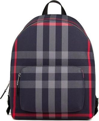 Burberry Mochila Jeff Check - Bags - Hombre - Azul - ONE SIZE