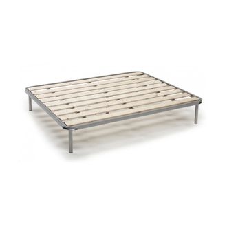 Talamo Italia Talamo Italia - Somier Cuadrado Y Medio Anastasia, Base Ortop&eacute;dica Con Lamas Cepilladas, 100% Made In Italy, Cm 120x190h31, Con Embalaje Reforzado
