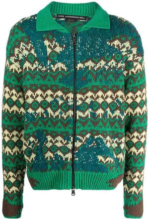 Andersson Bell submerge nordic zip-up cardigan