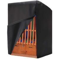 OEM Funda Para Silla De Playa - Lona Impermeable Y Cortavientos, Funda Para Silla De Caseta De Playa Con Cremallera - 135x105x175/140 Cm, Negro - Crezuo