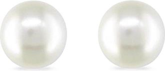 Allurez 14K 6-7 Mm Pearl Stud Earrings
