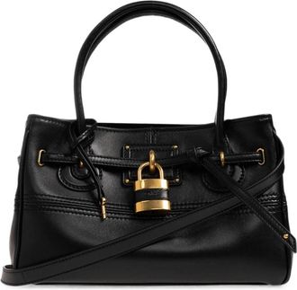 Chlo&eacute; Paddington Leren Tote - Dames - Handtassen - Zwart - ONE Size - Leer - Tassen