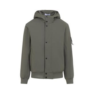 Stone Island Green Hooded Jacket