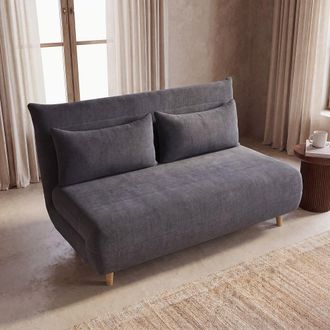 Maisons du monde Sof&aacute; cama de 2 plazas gris antracita