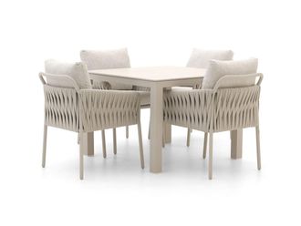 Suns Fiave/Monte Vari 100cm dining tuinset 5-delig