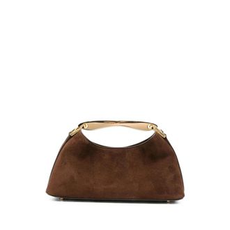 Elleme Mini Boomerang - Dames - Handtassen - Bruin - ONE Size - Leer - Tassen