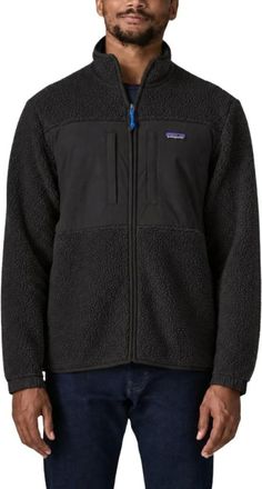 Patagonia Giacca in pile Retro Pile Patch - - Sport - Uomo - Nero - S