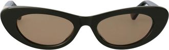 Bottega Veneta Cat Eye Zonnebril - Dames - Zonnebrillen - Bruin - 51 MM - Accessoires