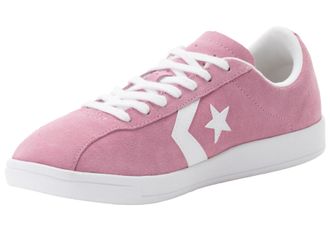 Converse Sneaker CONVERSE ALL STAR CLASSIC TRAINER SUEDE, Damen, Gr. 37,5, weiss (cliffside rose, wei&szlig;, gum), Leder, Schuhe Sneaker