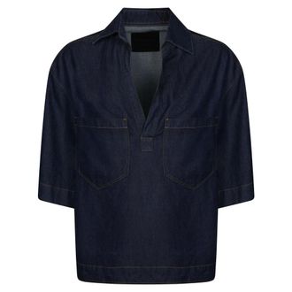 Dondup Denim Shirts, female, Blue, Size: S Camicia Regular in Denim