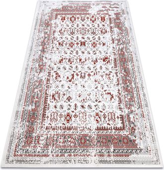 RugsX Rugsx - Alfombra Vintage 22212061 Crema / Rojo Cl&aacute;sico Red 120x170 Cm